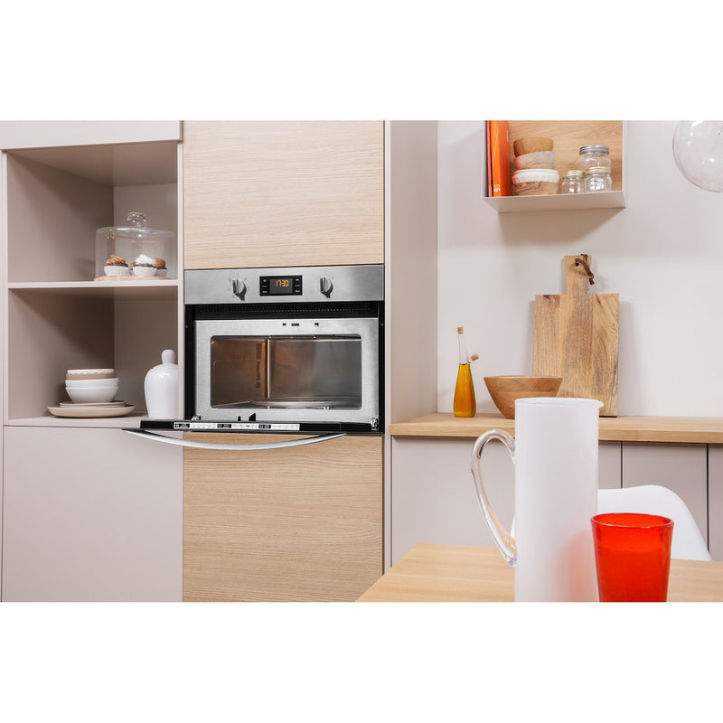 Indesit Aria MWI 3443 IX Built-in Microwave in Stainless Steel
