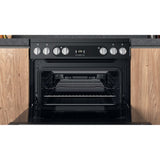 Hotpoint HDM67V9HCB/U Electric Double Cooker - Black