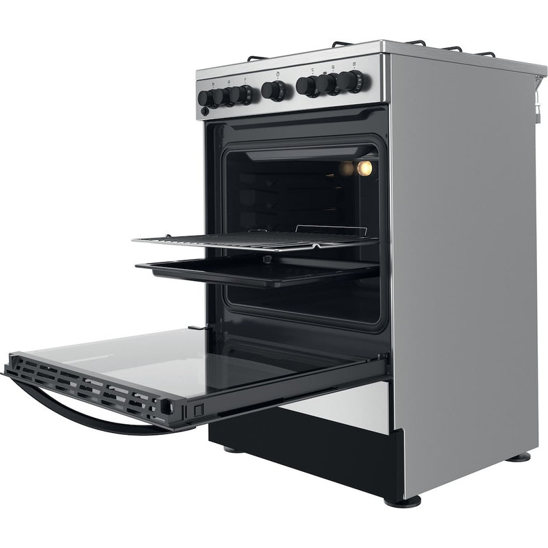 Indesit IS67G5PHX/UK Freestanding 60cm Duel Fuel Cooker