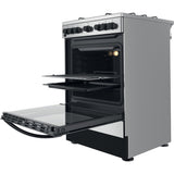 Indesit IS67G5PHX/UK Freestanding 60cm Duel Fuel Cooker