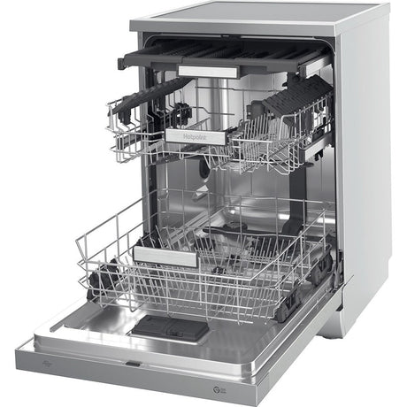 Hotpoint H7FHS41X Full Size Dishwasher, inox