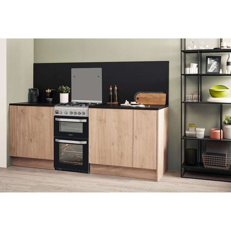 Hotpoint HD5G00CCX/UK Gas Cooker - Stainless Steel