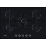 Whirlpool W Collection GOWL 758/NB Hob 5 Burners Gas on Glass 75cm - Black