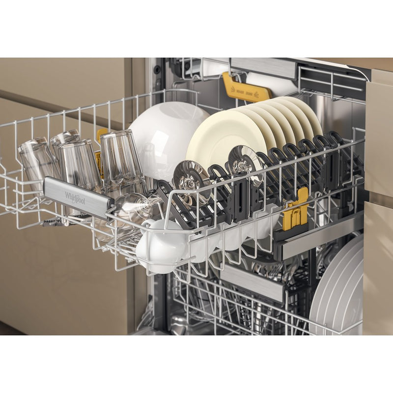 Whirlpool W8I HP42 L UK Integrated Dishwasher - Black