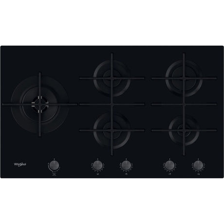 Whirlpool W Collection GOWL 958/NB Gas Hob 5 Burners 90cm - Black