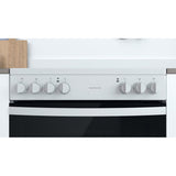 Indesit ID67V9KMW/UK Ceramic Electric Double cooker - White