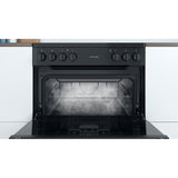 Indesit ID67V9KMB/UK Double Cooker - Black