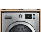 Indesit YT M11 82SS X UK Freestanding 8kg Heat Pump Tumble Dryer - Silver