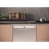 Hotpoint H7FHS41X Full Size Dishwasher, inox