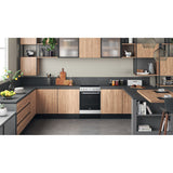 Hotpoint HS67V5KHX Freestanding Electric Cooker - Inox