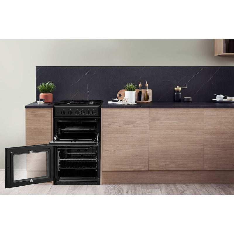 Hotpoint HD5G00KCB/UK Cooker - Black