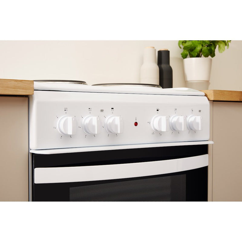 Indesit ID5E92KMW/UK Cooker - White