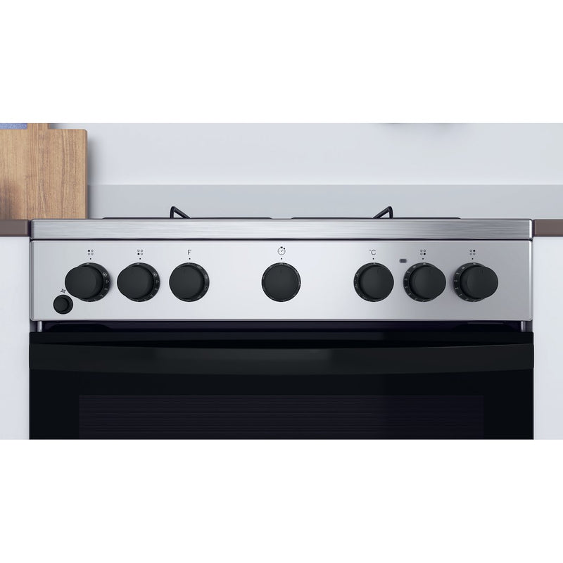 Indesit IS67G5PHX/UK Freestanding 60cm Duel Fuel Cooker