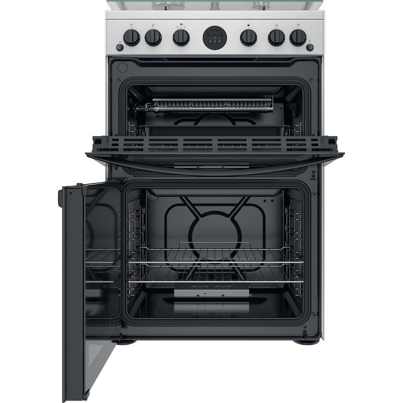 Indesit ID67G0MCX/UK Double Cooker - Inox