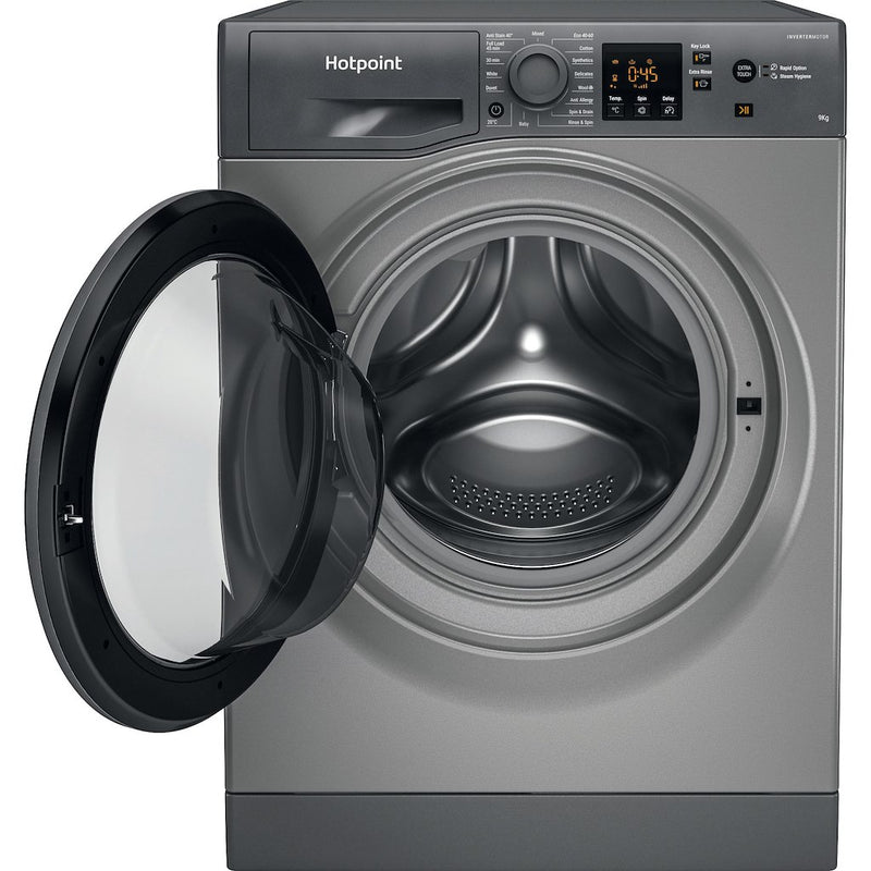 Hotpoint NSWF 946 GG UK Anti-Stain 9kg 1400rpm Washing Machine - Graphite