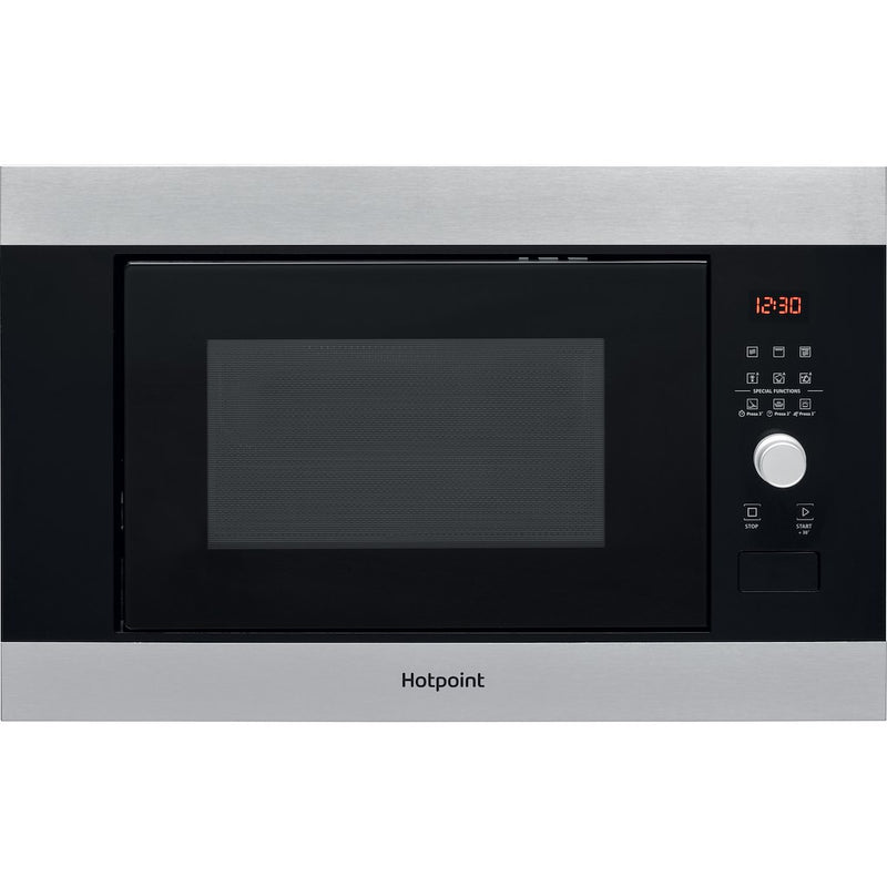 Hotpoint MF25G IX H Built In Compact Microwave Oven - Inox