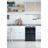 Indesit ID67V9HCX/UK Electric Cooker Double Oven - inox