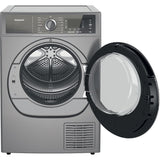 Hotpoint H8 D94SB UK 9kg Heat Pump Tumble Dryer - Silver