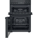 Indesit ID67V9KMB/UK Double Cooker - Black