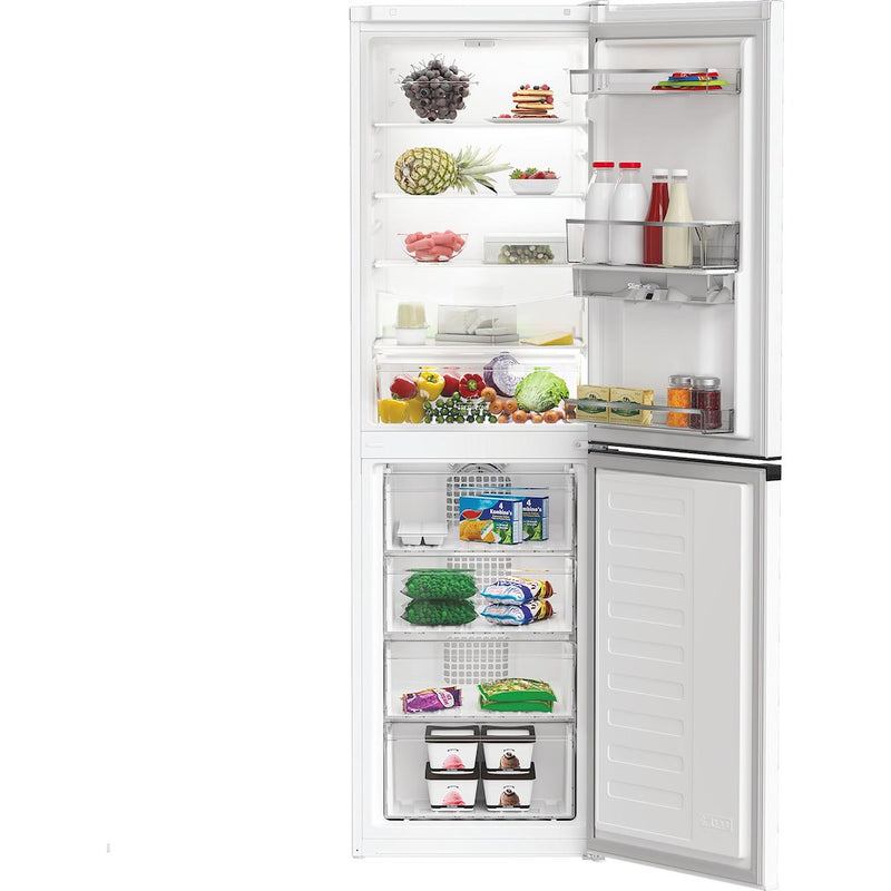 Hotpoint HPKH 1261W W4UK Freestanding 50/50 No Frost Fridge Freezer with Water Dispenser - White