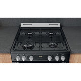 Hotpoint HDM67G0C2CB/UK Double Gas Cooker - Black