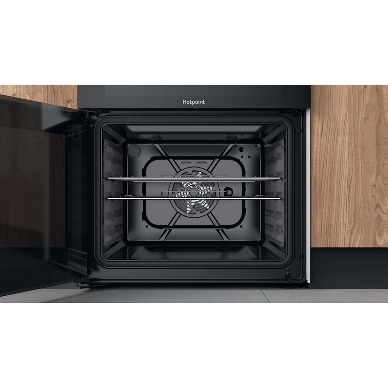 Hotpoint HDM67G9C2CW/UK Double Dual Fuel Cooker - White