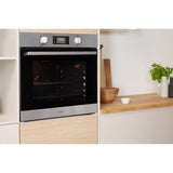 Indesit Aria IFW 6340 IX UK Electric Single Built-in Oven in Stainless Steel