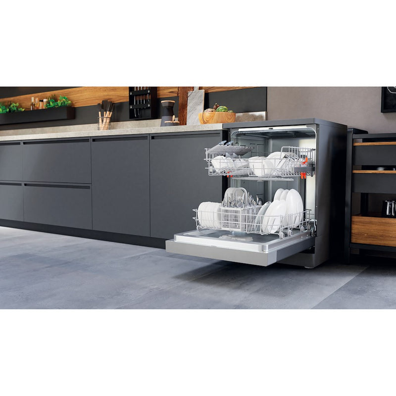 Hotpoint  H2F HL626 X UK Freestanding 14 Place Settings Dishwasher