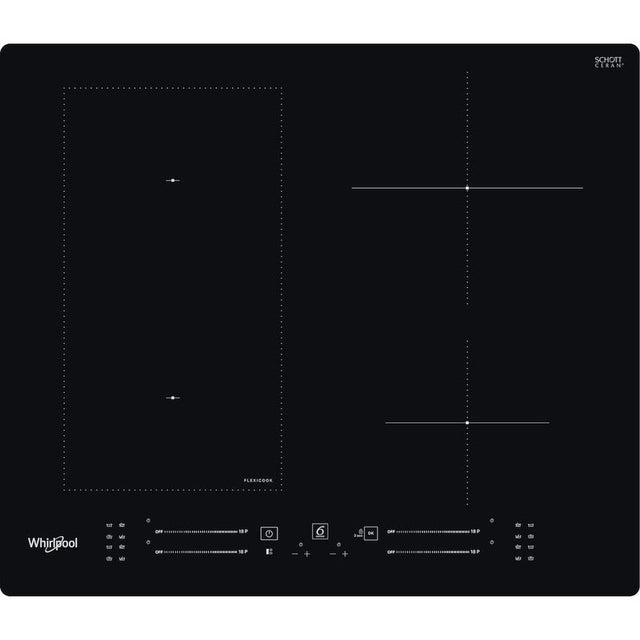 Whirlpool WL S7960 NE Induction Hob 4 Zones 60cm - Black