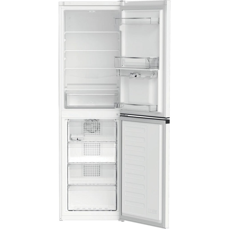 Hotpoint HPKH 1261W XBR4UK Freestanding 50/50 No Frost Fridge Freezer with Water Dispenser - Black