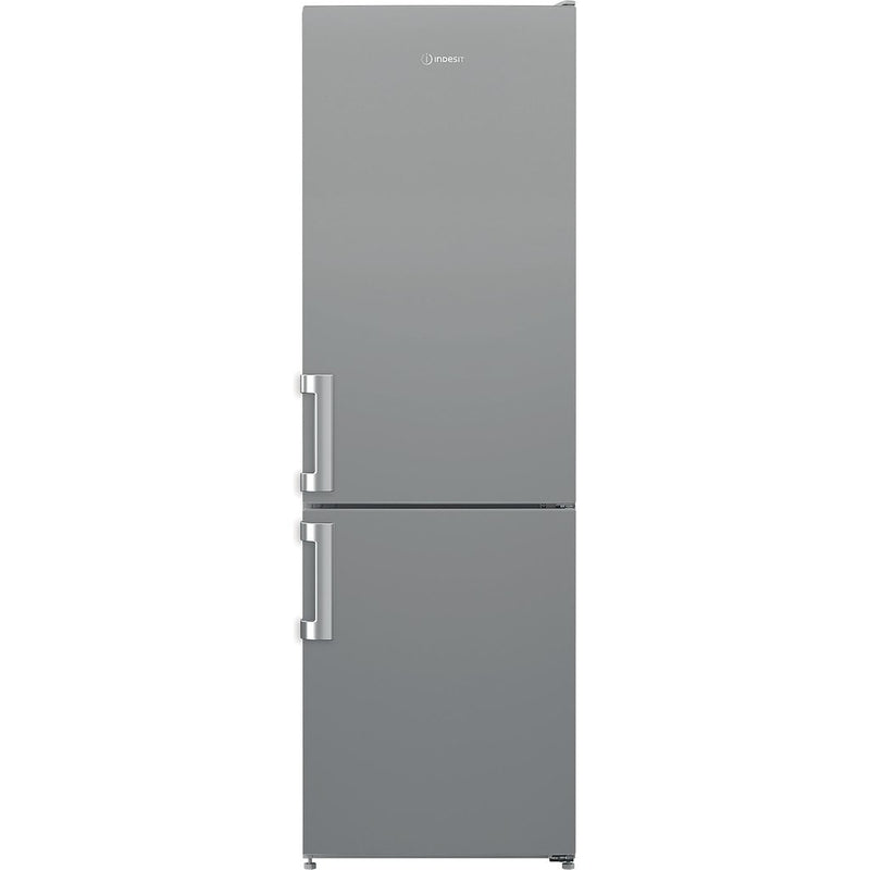 Indesit IKNS 1261 W4UK Freestanding 60/40 Fridge Freezer - Silver