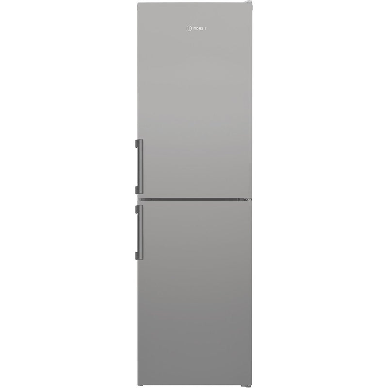 Indesit IKNH 1261 S4UK Freestanding 50/50 No Frost Fridge Freezer - Silver