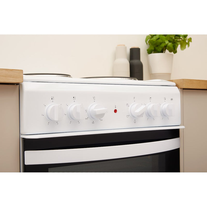 Indesit IS5E4KHW/UK Cooker - White