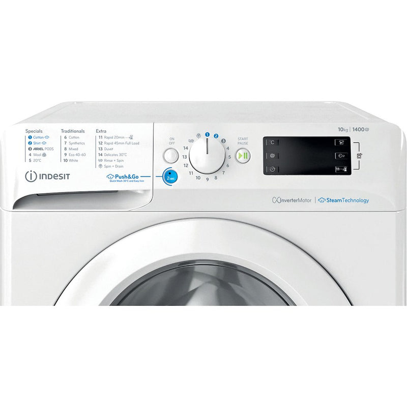 Indesit BWE 101496X WV UK Freestanding 10kg 1400rpm Washing Machine - White