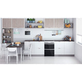 Indesit ID67V9KMW/UK Ceramic Electric Double cooker - White