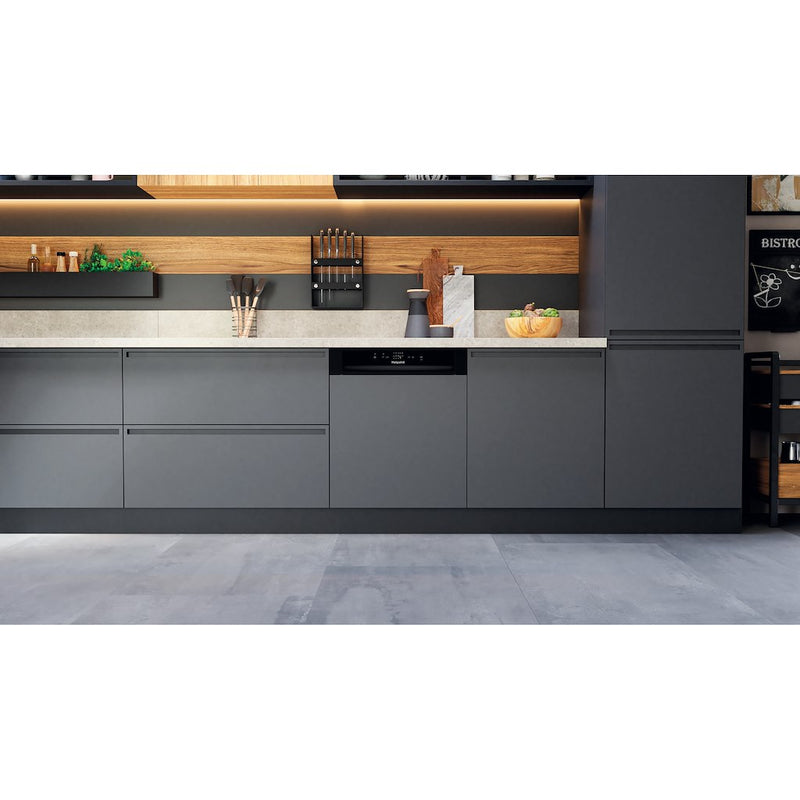 Hotpoint H3B L626 B UK Semi Integrated 14 Place Settings Dishwasher - Black