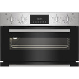 Indesit DUI12DIX Built-In Double Oven - Inox