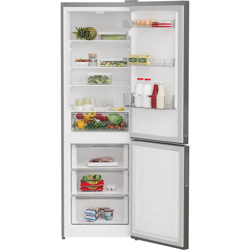 Indesit INKS 1361 S4UK Freestanding 60/40 Fridge Freezer - Silver