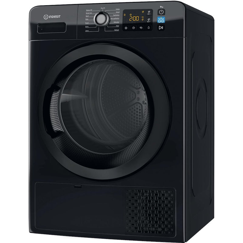 Indesit YT M11 92B X UK Freestanding 9kg Heat Pump Tumble Dryer - Black