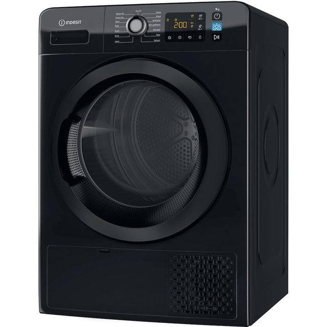 Indesit YT M11 92B X UK Freestanding 9kg Heat Pump Tumble Dryer - Black