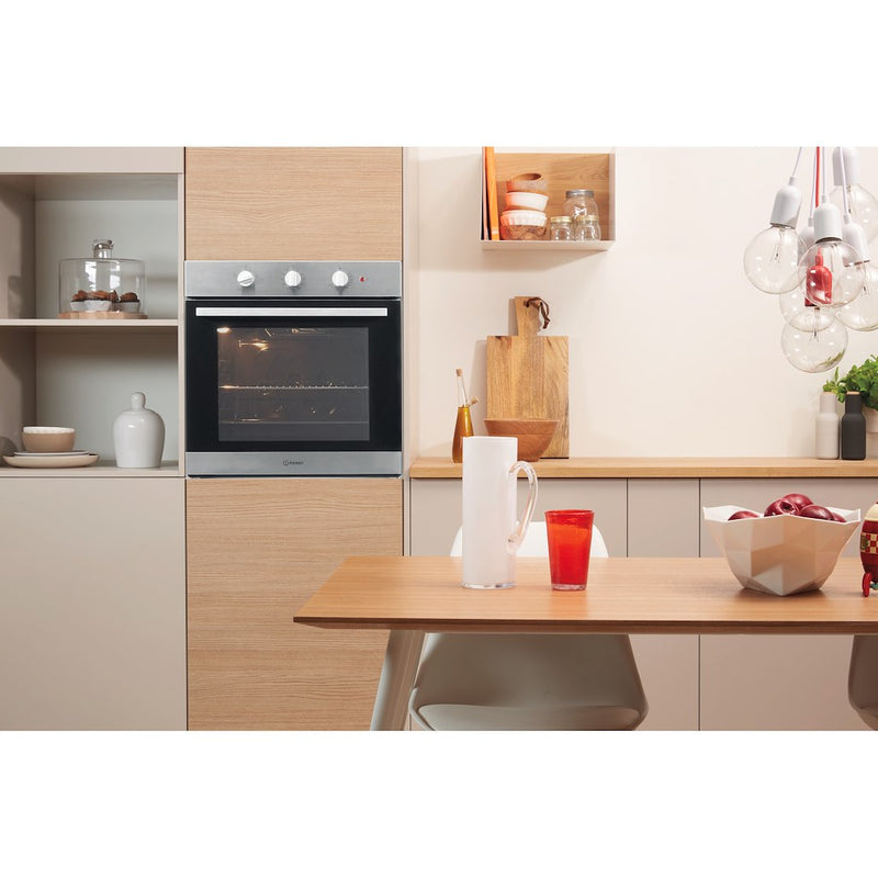 Indesit Aria IFW 6230 IX UK Electric Single Built-in Oven in Stainless Steel