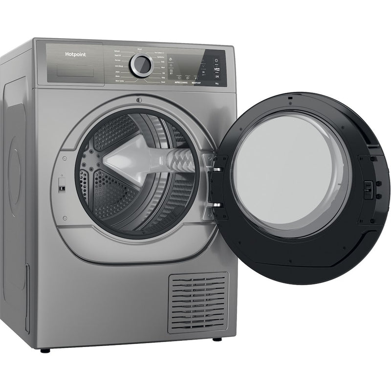 Hotpoint H8 D94SB UK 9kg Heat Pump Tumble Dryer - Silver