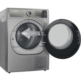 Hotpoint H8 D94SB UK 9kg Heat Pump Tumble Dryer - Silver