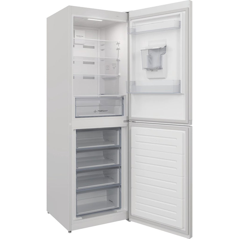 Indesit Total No Frost IBTNF 60182 W AQUA UK Fridge Freezer - White