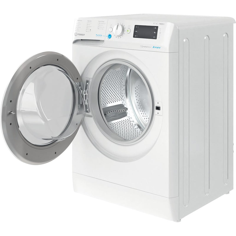 Indesit BDE86436WVUKN 1400 RPM 8KG Wash 6KG Dry Washer Dryer - White