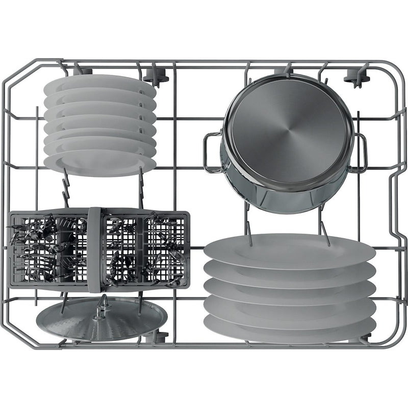 Indesit IN2FE10CS90SUK Freestanding 45cm Slimline Dishwasher with 10 Place Settings - Silver