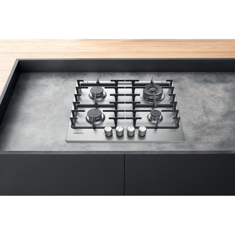 Hotpoint PPH 60G DF IX UK Hob - Silver