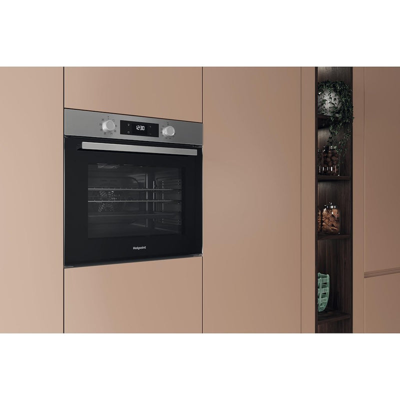 Hotpoint HOM255CXUK Built-In Single Oven - Inox