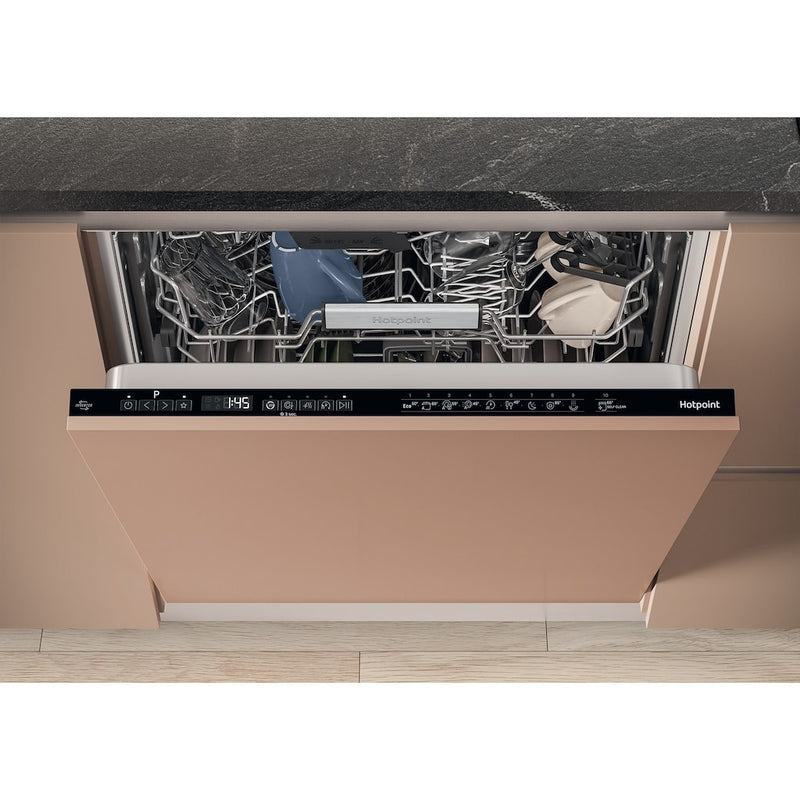 Hotpoint Hydroforce H8I HP42 L UK Built-in 15 Place Setting Dishwasher