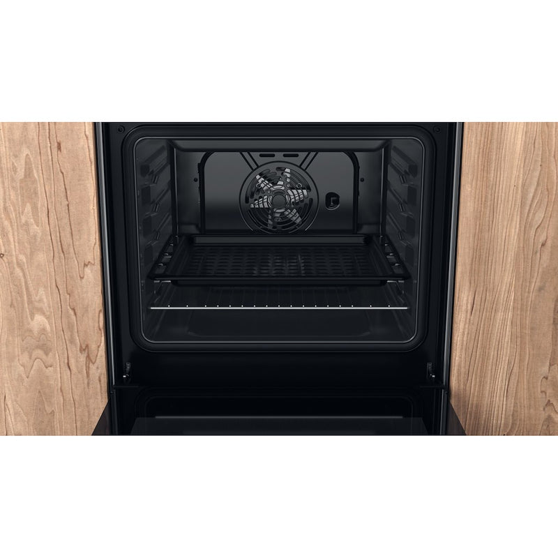 Hotpoint HS67V5KHX Freestanding Electric Cooker - Inox